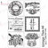 Vesisiirtokuva A4 - Dress My Craft Transfer Me Vintage Tile #4 