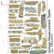 Vesisiirtokuva A4 - Dress My Craft Transfer Me Vintage Measurement Tapes