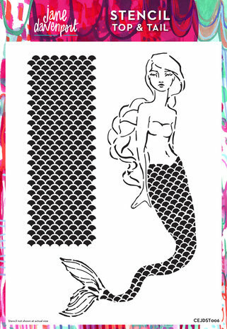 Sabluuna 21x30 cm - Creative Expressions Jane Davenport Mask & Stencil Top & Tail