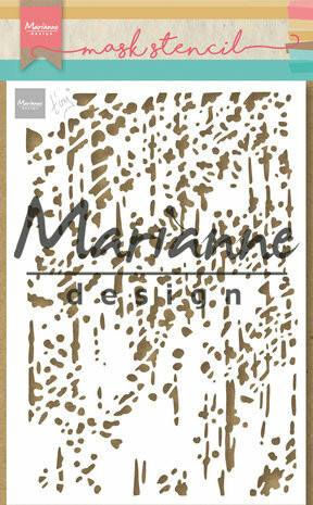 Sabluuna 15x21 cm - Marianne Design Mask Stencil A5 Tiny's Morning Dew
