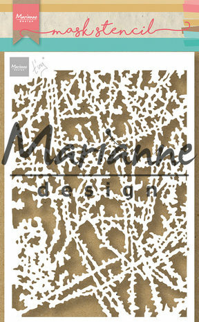 Sabluuna 15x21 cm - Marianne Design Mask Stencil A5 Tiny's Frozen Window 