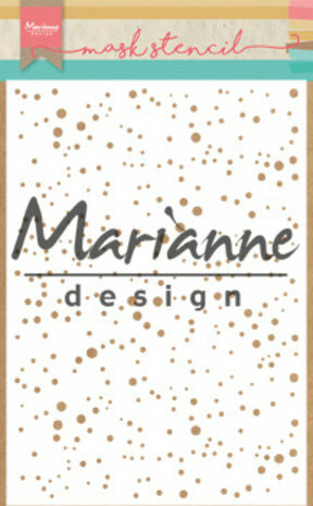 Sabluuna 15x21 cm - Marianne Design Mask Stencil A5 Tiny's Snow Flakes