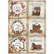 Decoupage-arkki A4 - Stamperia Rice Paper Our Way Cards