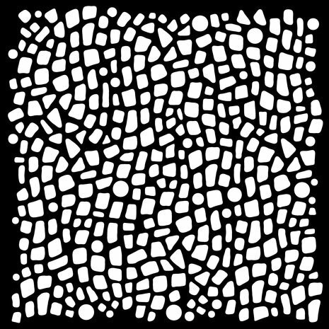 Sabluuna 15x15 cm - Woodware Dash Stencil