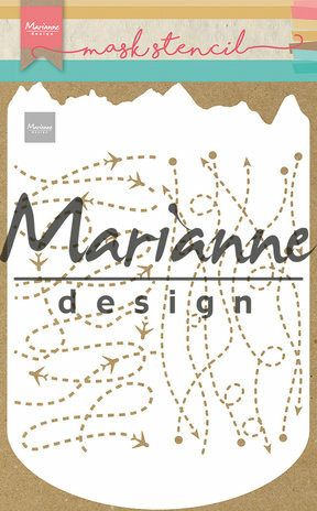 Sabluuna A4 - Marianne Design Craft Stencil Slimline Travel 