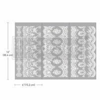 Siirtokuva 30x45 cm - Vintage Wallpaper Redesign With Prima Decor Transfers