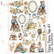 Vesisiirtokuva A4 - Dress My Craft Transfer Me Tippy Tippy Tap #1 
