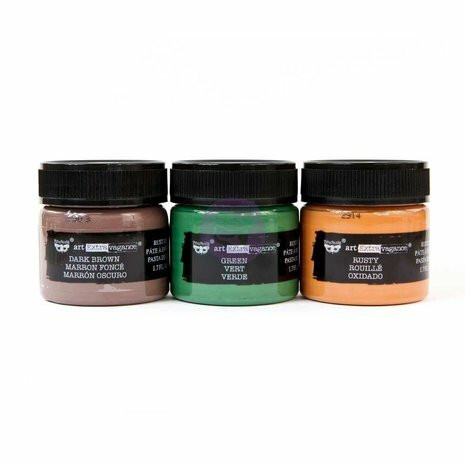 Ruostetahnasetti 3x50 ml - Art Extravagance Rust Paste Metal Rust Set
