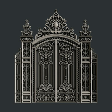 Silikonimuotti - Muotin koko n. 12x12  cm - Ornate Gate Zuri