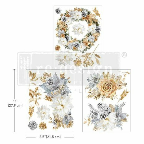 Siirtokuva 30x60 cm - A Gilded Moment Redesign With Prima Middy Decor Transfers