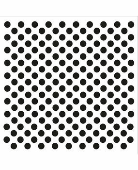 Sabluuna 15x15 cm - IndigoBlu Dotty Stencil 