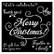 Sabluuna 18x18 cm - Stamperia Thick Stencil Merry Christmas