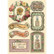 Vanerikoristeet 15x21 cm - Stamperia Wooden Shape A5 Rose Parfum
