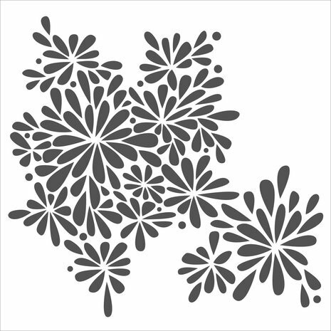Sabluuna 15x15 cm - The Crafter's Workshop Petal Splash