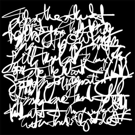 Sabluuna 15x15 cm - The Crafter's Workshop Messy Writing 