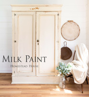Maalijauhe - Milk Paint HH Combed Wool - Villanvalkea
