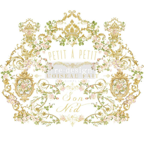 Siirtokuva  60x88 cm - Petit A Petit Re-Design with Prima Decor Transfer