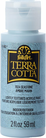 Tekstuurimaali siniharmaa - FolkArt Terra Cotta - Sea Stone 59 ml