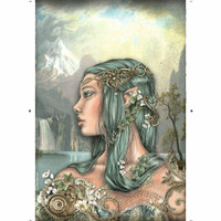 Decoupage-paperi A4 - Stamperia Magic Forest Packed Amazon 