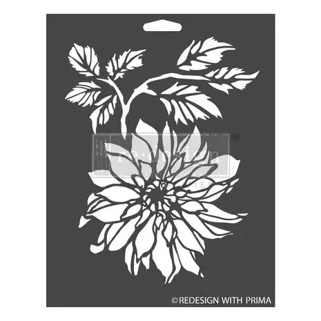 Sabluuna 22x30 cm - Re-Design with Prima Dahlia Garden Decor Stencils