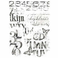 Siirtokuva 30x20 cm - Simple Stories Simple Vintage Essentials Rub-Ons Typeset