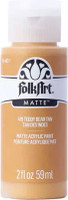 Matta akryylimaali oranssi - FolkArt Matte - Teddy Bear Tan 59 ml