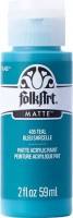 Matta akryylimaali turkoosi - FolkArt Matte - Teal 59 ml