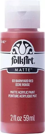 Matta akryylimaali punainen - FolkArt Matte - Barnyard Red 59 ml