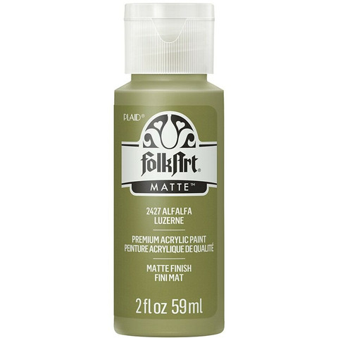 Matta akryylimaali vihreä - FolkArt Matte - Alfaalfa 59 ml
