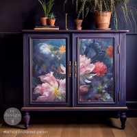 Decoupage-kuitupaperi 59x84 cm - Re-Design Decoupage Fiber Enchanted Garden