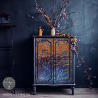 Decoupage-kuitupaperi 59x84 cm - Re-Design Decoupage Fiber Rustic Blue Rust