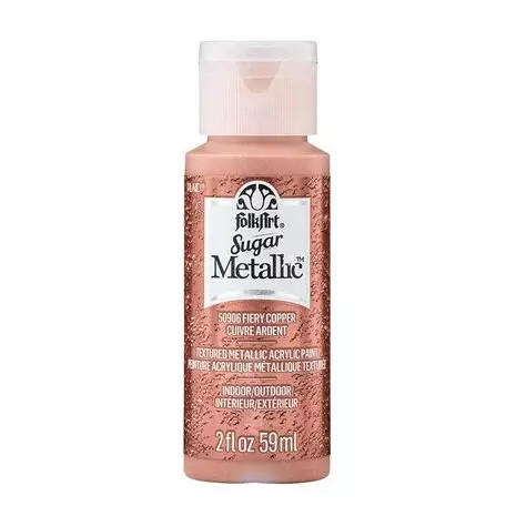 Folkart Sugar Metallics Stellar Silver 2 fl oz (50919) (DISCONTINUED