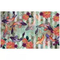 Decoupage-riisipaperi 49x76 cm - Cece Siamese Splendor Re-Design Tissue Paper