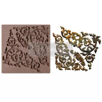 Koristemuotti 15x15 cm - Corner Charm Re-Design with Prima Decor Mould 
