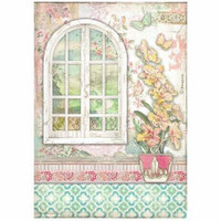 Riisipaperi A4 - Stamperia Rice Paper Window 