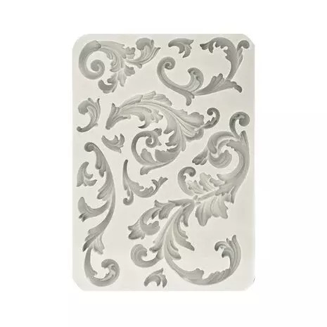 Silikonimuotti 15x21 cm - Corners and Ornaments Stamperia Silicon Mould