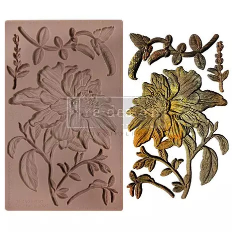 Koristemuotti 12x20 cm - Cerulean Blooms Re-Design with Prima Decor Mould 
