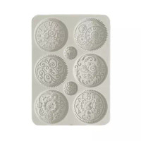 Silikonimuotti 15x21 cm - Stamperia Silicon Mould Clocks