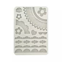 Silikonimuotti 15x21 cm - Stamperia Silicon Mould Lace Borders