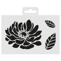 Sabluuna 10x15 cm - Aladine Stencil Peony