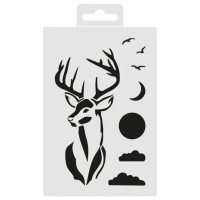 Sabluuna 10x15 cm - Aladine Stencil Deer