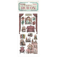 Siirtokuva 10x21 cm - Stamperia Master of Magic Rub-On Furnishings