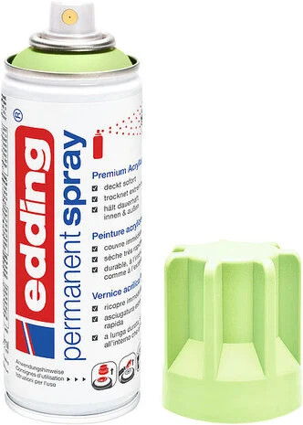 Spraymaali vihreä - edding e-5200 Permanent Spray Pastel Green Matt 200 ml