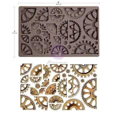 Koristemuotti 12x20 cm - Re-Design Finnabair Decor Moulds Halves And Quarters