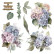 Siirtokuva 30x60 cm - Papers For You Decor Transfers Hydrangeas 2 pcs