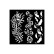 Sabluuna 12x12 cm - Stamperia Masquerade Thick Stencil Feathers