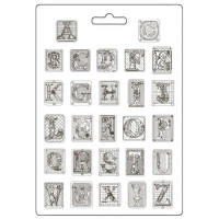 Koristemuotti 21x29 cm - Stamperia Master of Magic Soft Mould Alphabet