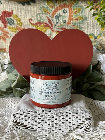 Huonekalumaali Dixie Belle Paint Silk Paint Sequoia - Mammuttipetäjänpunainen