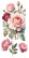 Siirtokuva 30x60 cm - Papers For You Decor Transfers Rosé 4 pcs