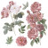 Siirtokuva 30x60 cm - Papers For You Decor Transfers Roses 2 pcs